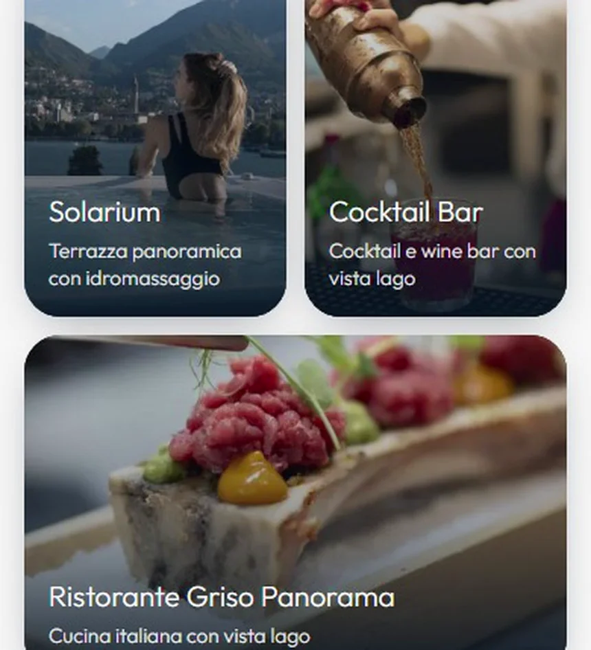Hotel Griso Collection: Guest Guide digitale, schermata della pagina pubblicata